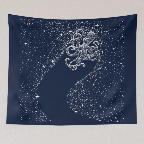 Item preview, Starry Octopus designed and sold by AlirizaCAKIR.