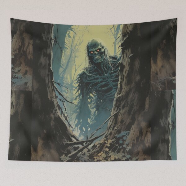 Item preview, Eerie Zombie Wanderer: A 70s Horror Journey designed and sold by Piotrek0001.