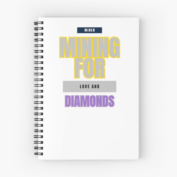 Item preview, Mining for Love and Diamonds: A Miner's Quest designed and sold by DesignSwirl.
