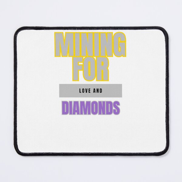 Item preview, Mining for Love and Diamonds: A Miner's Quest designed and sold by DesignSwirl.