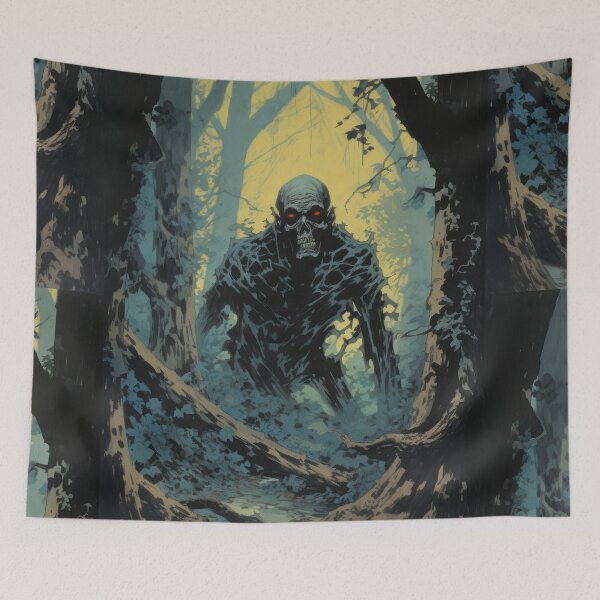 Item preview, Eerie Zombie Wanderer: A 70s Horror Journey designed and sold by Piotrek0001.