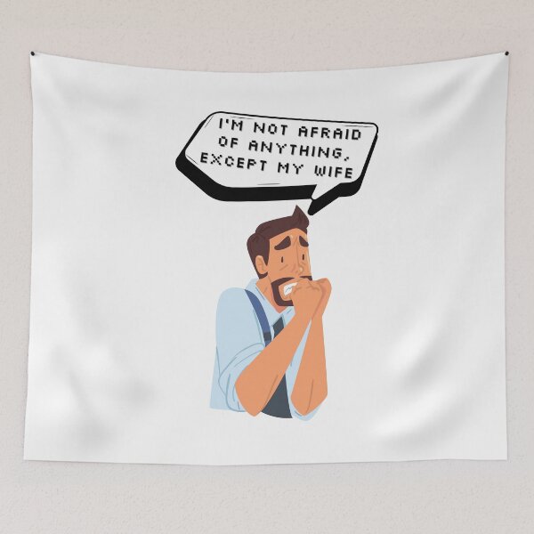 Item preview, I'm not afraid of anything, except my wife | Pixel Style designed and sold by CircinusStore.