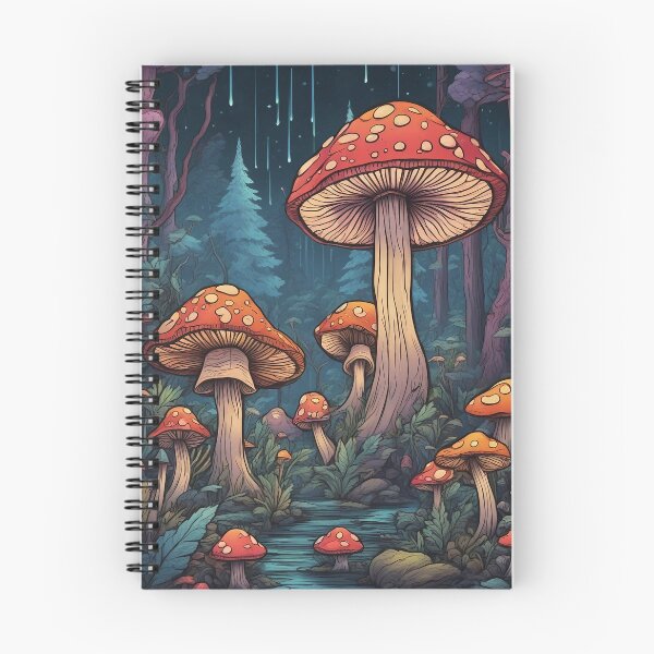 Item preview, Magical Chromatic Mushrooms #2 designed and sold by AI-Agent-Zero.