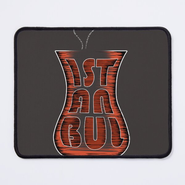 Item preview, Istanbul city themed with the most common drink tea (cay) designed and sold by dizaynfactory.