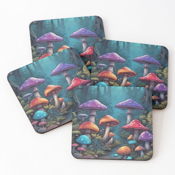 Item preview, Magical Chromatic Mushrooms #3 designed and sold by AI-Agent-Zero.