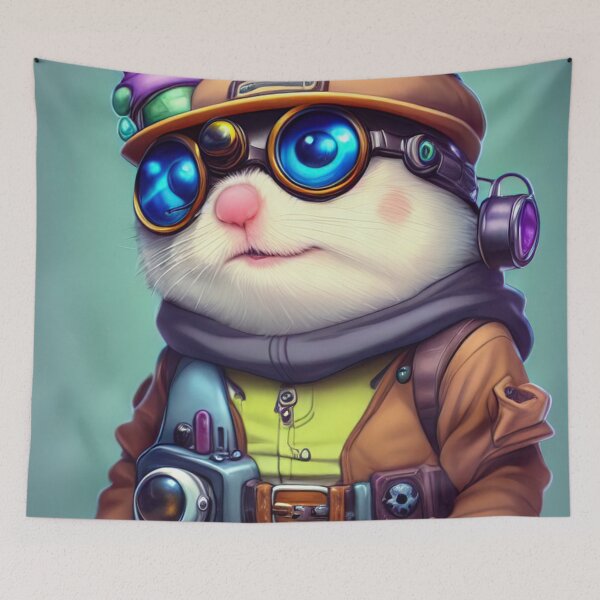 Item preview, Dum Dum cute steampunk cartoon anime kids children child designed and sold by Cyber Kids.