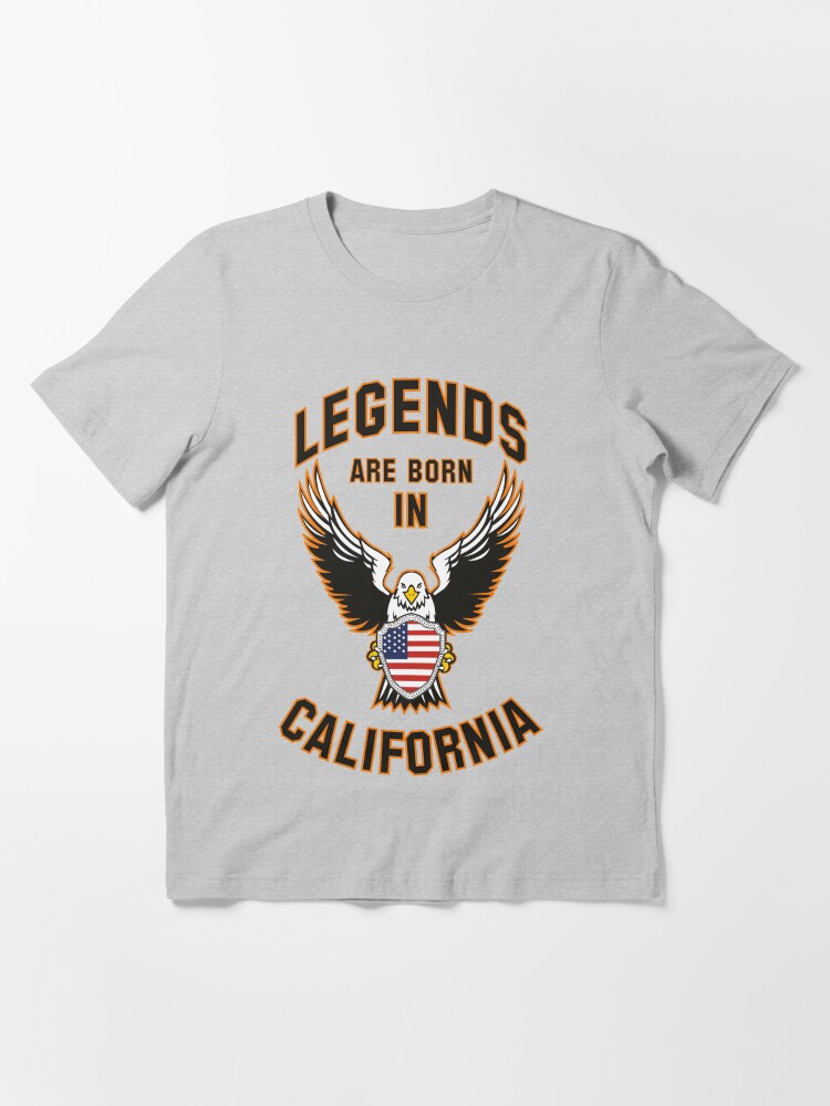 Alternate view of Legends are born in California Essential T-Shirt
