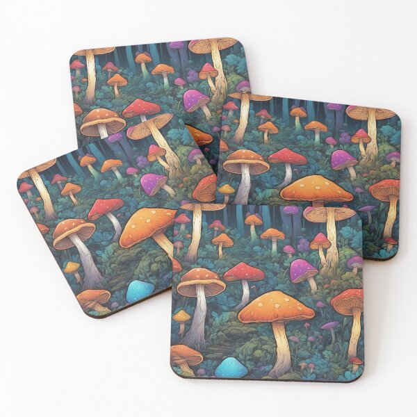 Item preview, Magical Chromatic Mushrooms #1 designed and sold by AI-Agent-Zero.