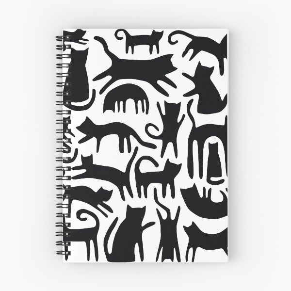 Item preview, LOTS OF CATS EVERYWHERE (black and white) designed and sold by lottejulia.