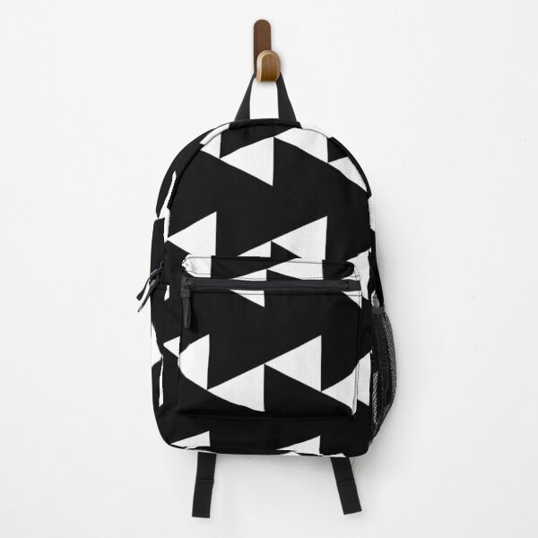 Item preview, Black and White Rows, Lines of Triangles, a Simple Zigzag Pattern, Gift for Trendsetters designed and sold by PenguinForests.