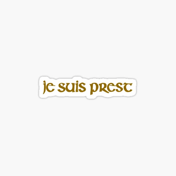 Item preview, Je suis prêst  designed and sold by ScarletDesigns3.