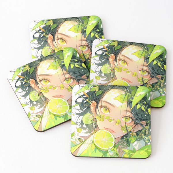 Item preview, Cool Lemon Lime Anime Girl designed and sold by bubblegoth.