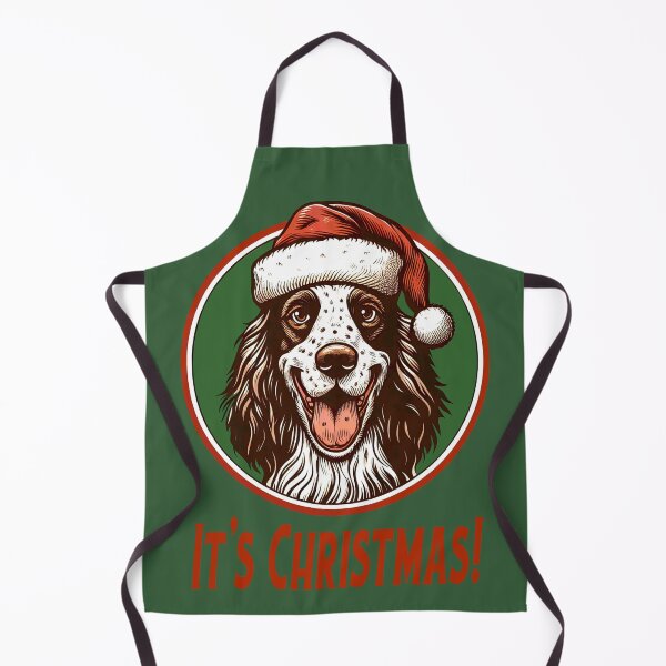 Artikelvorschau, Englischer Setter-Hund, Weihnachtsmütze, aufgeregt, liebt Weihnachten entworfen und verkauft von Maljonic.