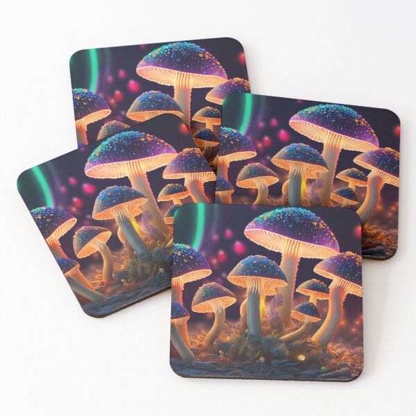 Item preview, Magical Chromatic Mushrooms #4 designed and sold by AI-Agent-Zero.