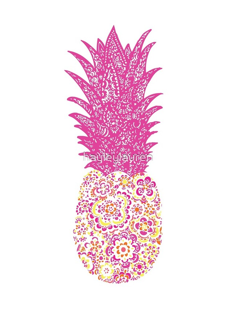 Thumbnail 4 of 4, iPhone Case, Pink Pineapple designed and sold by hayleylauren.