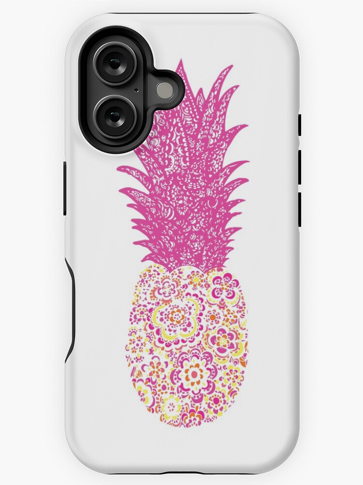 Thumbnail 1 of 4, iPhone Case, Pink Pineapple designed and sold by hayleylauren.