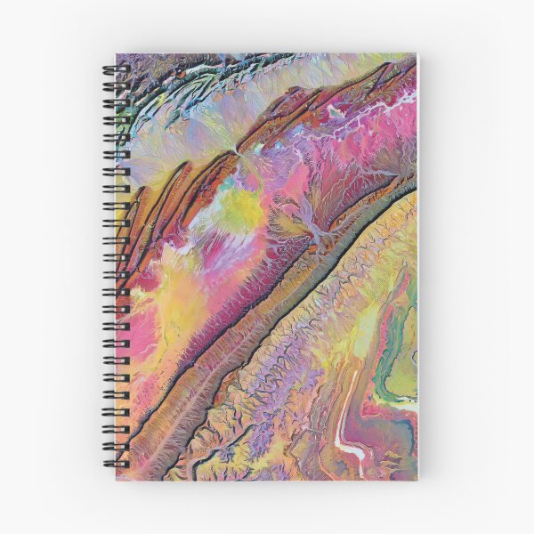Item preview, Landsat 8: Moroccan Desert, tectonic plate collisions in purple dawn designed and sold by DreamingBeetle.