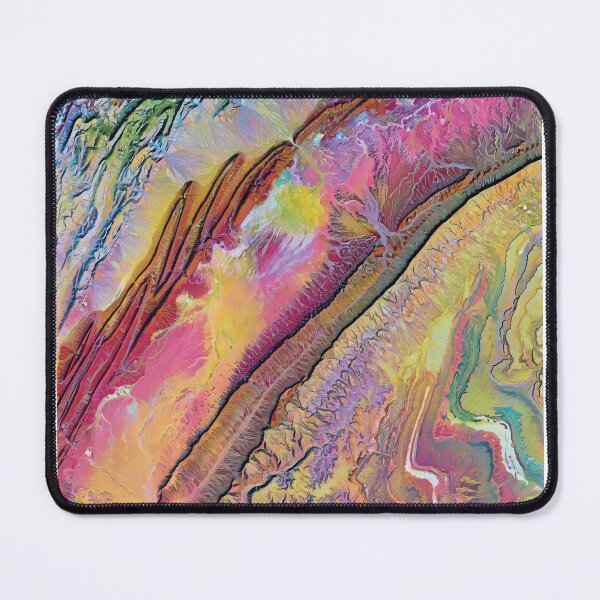 Item preview, Landsat 8: Moroccan Desert, tectonic plate collisions in purple dawn designed and sold by DreamingBeetle.