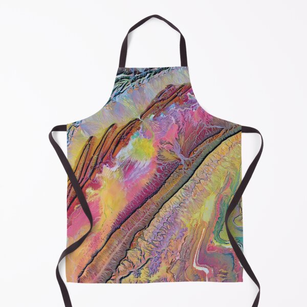 Item preview, Landsat 8: Moroccan Desert, tectonic plate collisions in purple dawn designed and sold by DreamingBeetle.