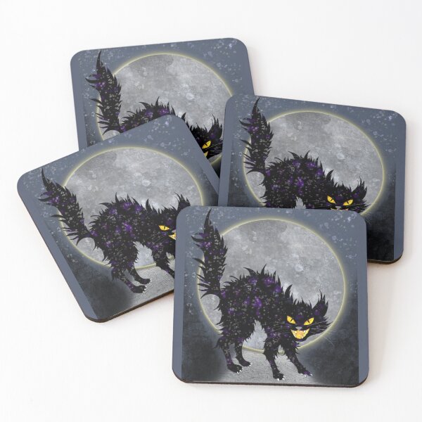 Item preview, Nocturnal Fury - Fierce Black Cat against moon designed and sold by Wolshebnaja.