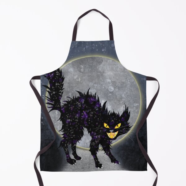 Item preview, Nocturnal Fury - Fierce Black Cat against moon designed and sold by Wolshebnaja.