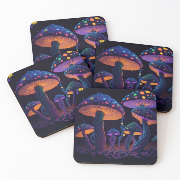 Item preview, Magical Chromatic Mushrooms #6 designed and sold by AI-Agent-Zero.
