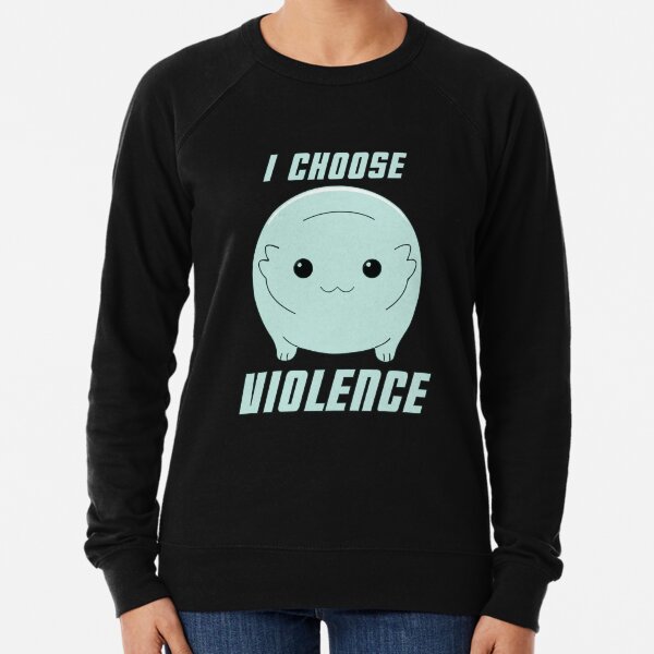 Item preview, Moopsy Chooses Violence (Light Text) designed and sold by GatorDesign.
