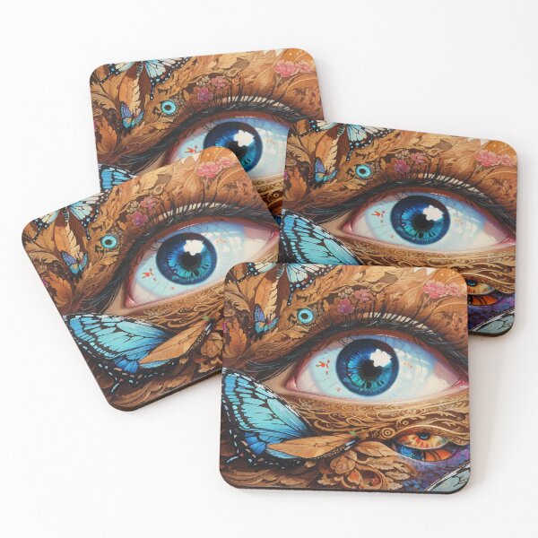 Item preview, Eyes and Butterflies designed and sold by CatCoconut-Art.