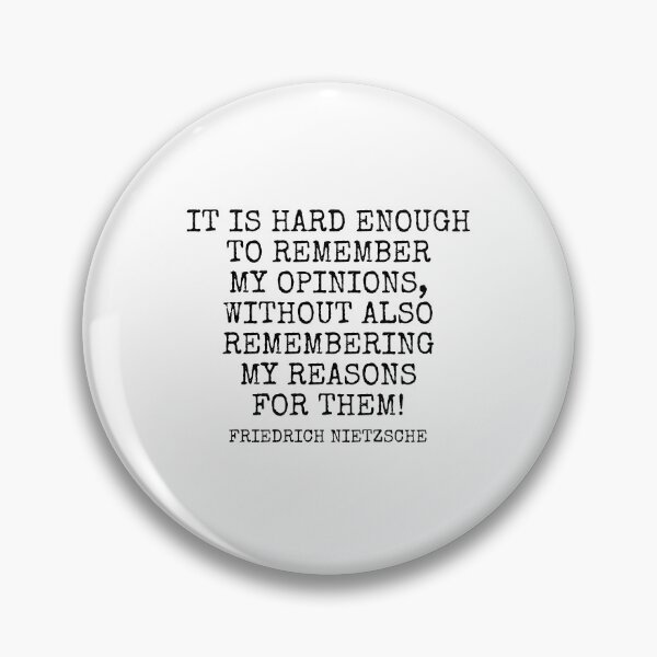 Item preview, Friedrich Nietzsche funny quote designed and sold by Inspirationmotivation.