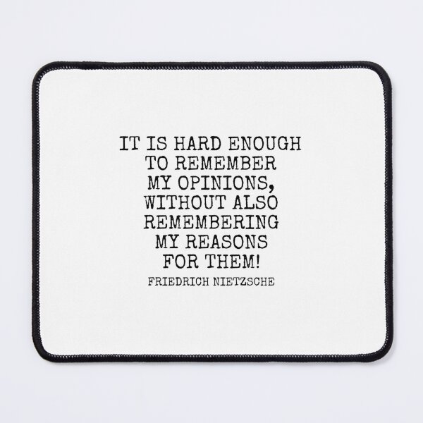 Item preview, Friedrich Nietzsche funny quote designed and sold by Inspirationmotivation.