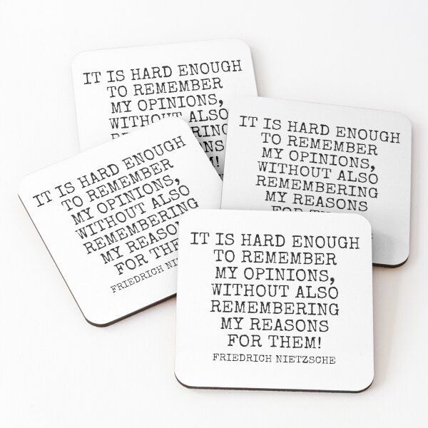 Item preview, Friedrich Nietzsche funny quote designed and sold by Inspirationmotivation.