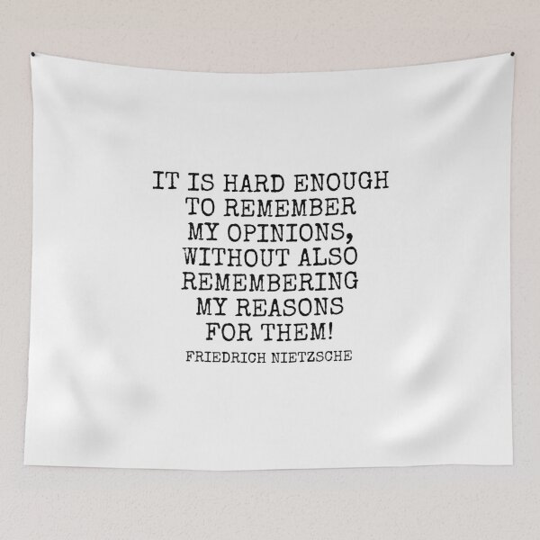 Item preview, Friedrich Nietzsche funny quote designed and sold by Inspirationmotivation.