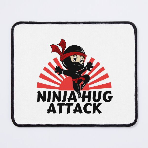 Item preview, Ninja gift / Little black ninja warrior cartoon ninjutsu ninja hug attack designed and sold by portrait4you.
