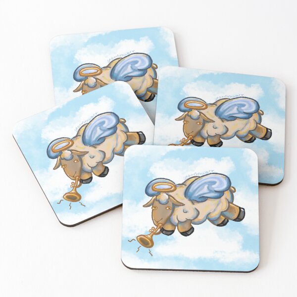 Item preview, Heavenly song from the angel lamb designed and sold by snowycrowart.
