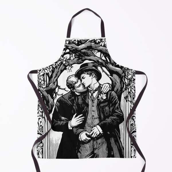 Item preview, Edwardian Men Garden Embrace Illustration designed and sold by WildComfrey.