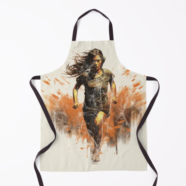Item preview, Female Marathon Runner - Distressed Vintage Street Art Sport Lover designed and sold by GVRDesign.