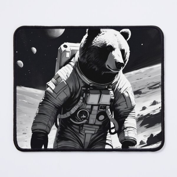 Item preview, Astronaut bear walks on lunar surface collection 1 designed and sold by Adam Mak.
