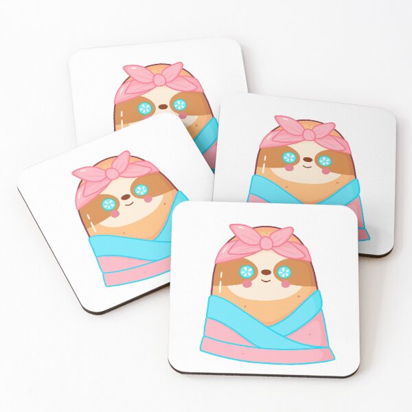 Item preview, Sloth Self-Care Spa Day  designed and sold by ZayamiArt.