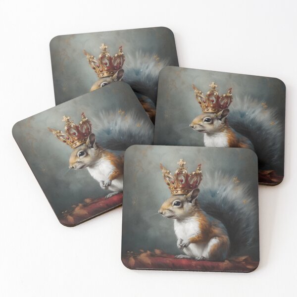 Item preview, The Crowned Royal Squirrel designed and sold by Cursin Critter.