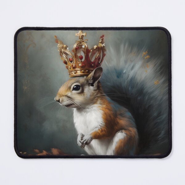 Item preview, The Crowned Royal Squirrel designed and sold by Cursin Critter.