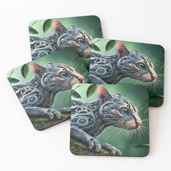 Item preview, Perched Ocelot designed and sold by ComputerContent.