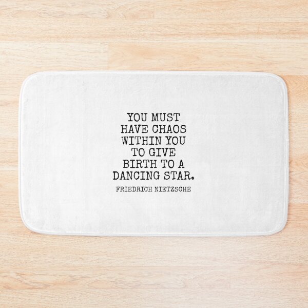 Item preview, Friedrich Nietzsche quote - dancing star designed and sold by Inspirationmotivation.