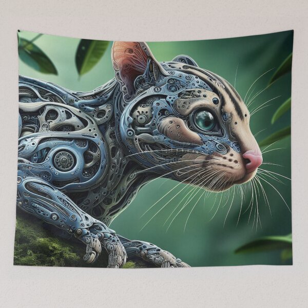 Item preview, Perched Ocelot designed and sold by ComputerContent.