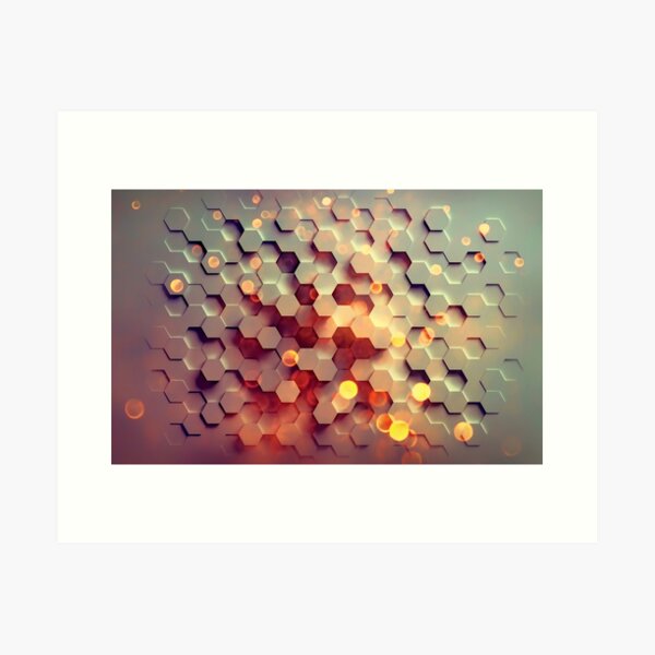 Prints Redbubble | Hexagon Sale Art for