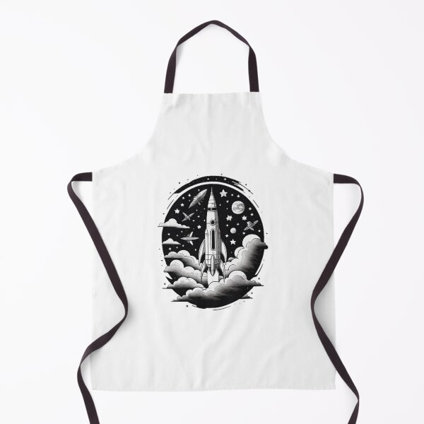 Item preview, Retro Space Rocket Launch #8 designed and sold by Qlutique.