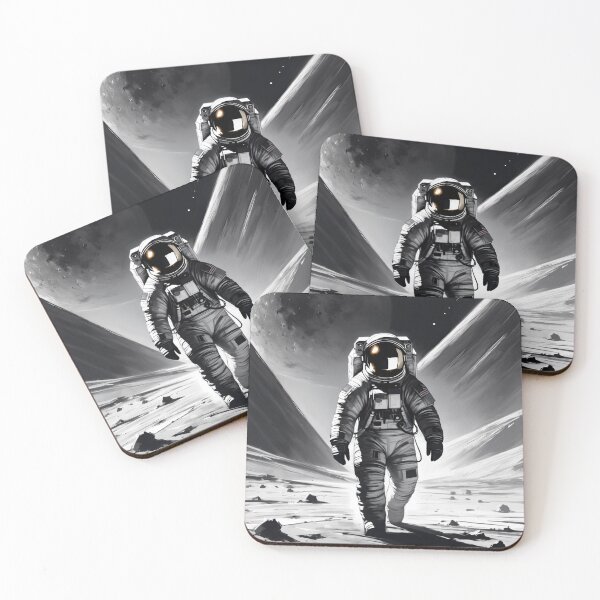 Item preview, Astronaut bear walks on lunar surface collection three designed and sold by Adam Mak.