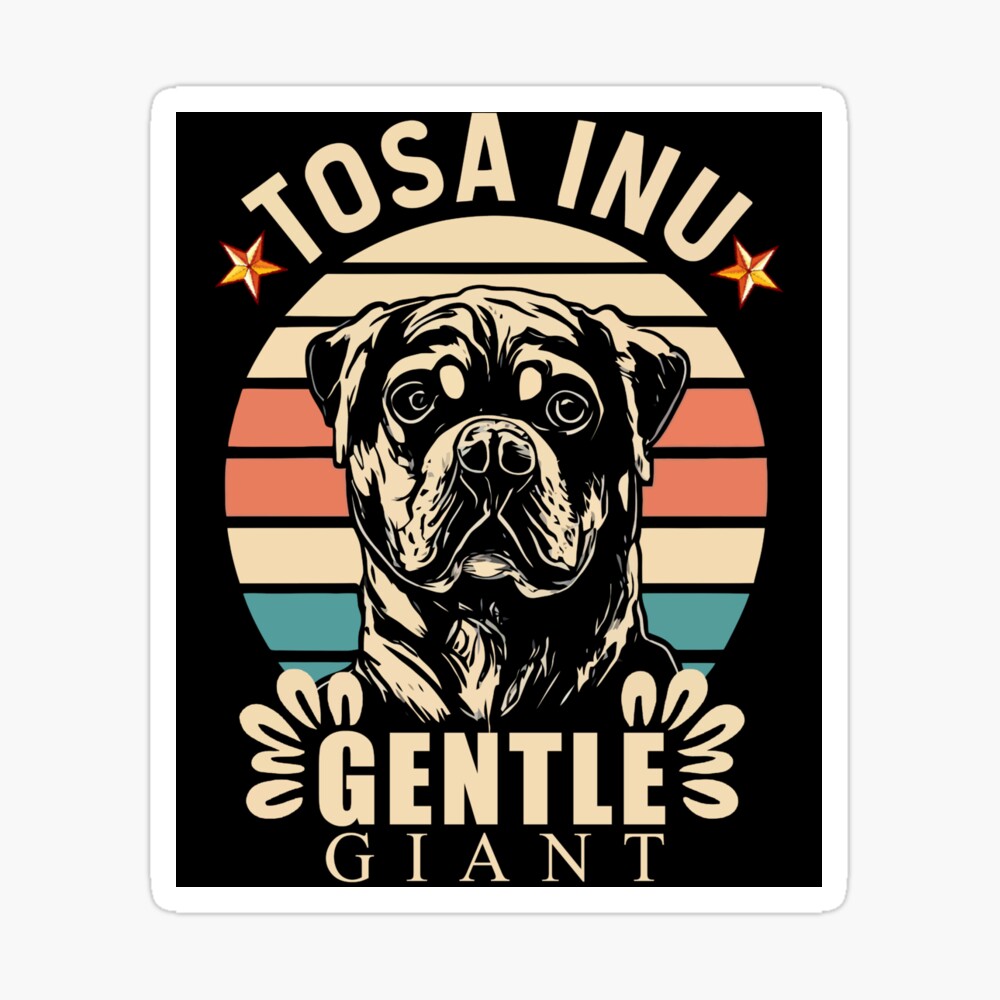 Tosa Inu Dog Lover Of Japanese Mastiff Cute Pet Retro Vintage Quote Gifts  for Shikoku Japan Dogs Lover