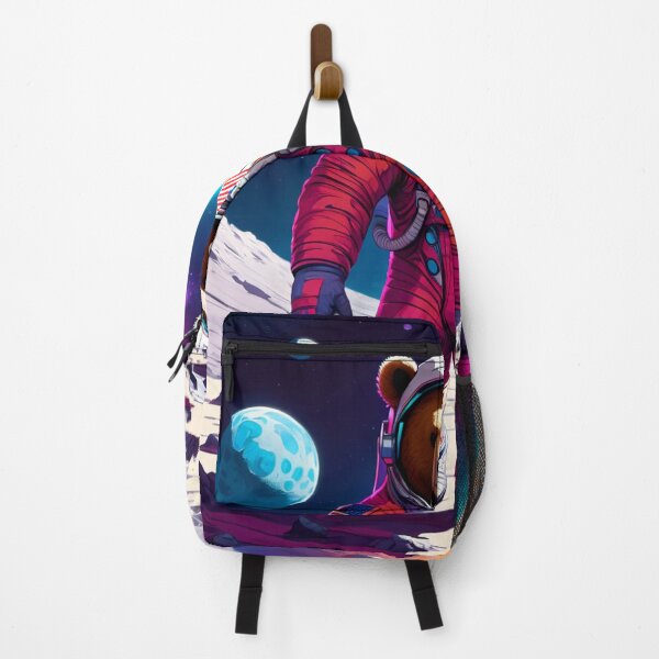 Item preview, Astronaut bear walks on lunar surface paint collection three designed and sold by Adam Mak.