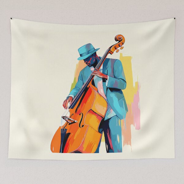 Item preview, "Blues in Hue, Jazz in Spirit" - An Artistic Ode to Rhythm designed and sold by edge-studios.