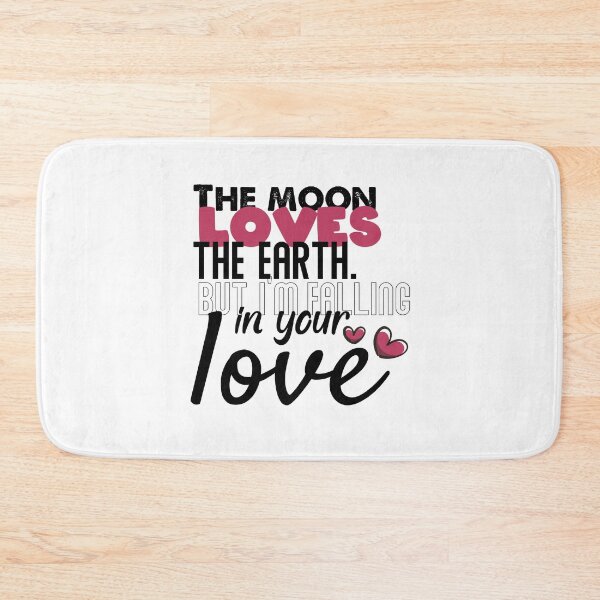 Item preview, The moon loves the earth. i'm falling in your love designed and sold by benaouichShop.